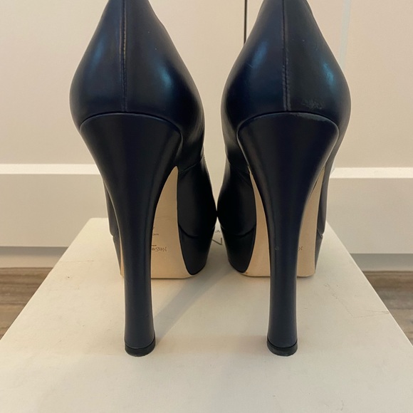 YSL Platforms, navy size 40.5. New Years/Christmas shoes! - Picture 4 of 6